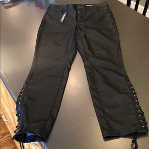 BlankNYC Faux leather black pants